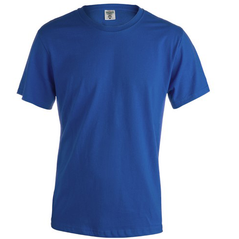 Camiseta hombre Keya. Grabación 1 color en 2 posiciones.