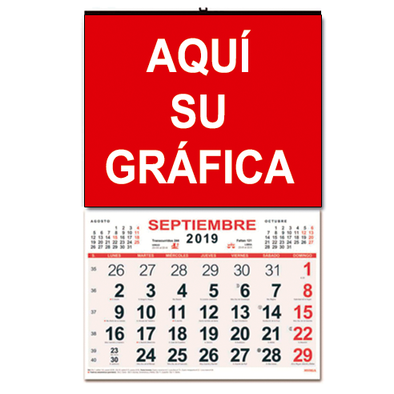 Calendario con Faldilla de 23,5cm