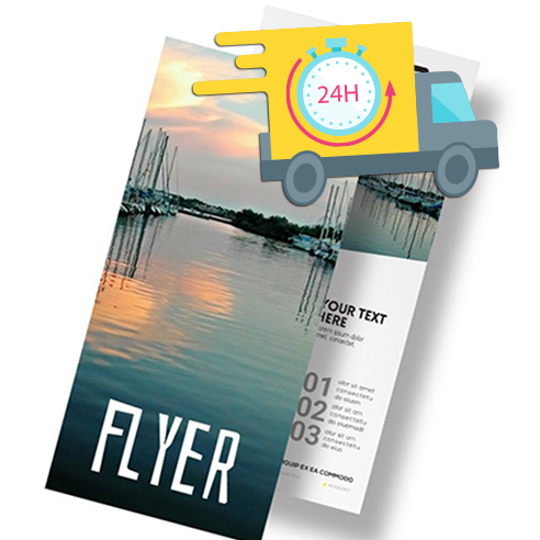 Flyers DL (105x210mm). Expres
