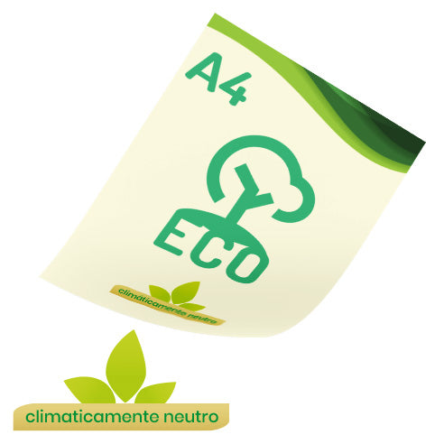 Flyer A4 en papel ecológico reciclado