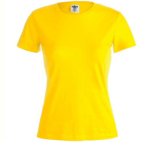 Camiseta mujer Keya. Grabación 2 colores en 1 posición.