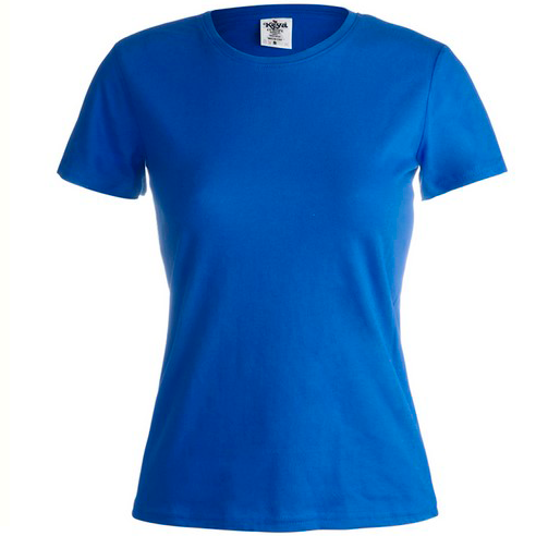 Camiseta mujer Keya. Grabación 2 colores en 2 posiciones.