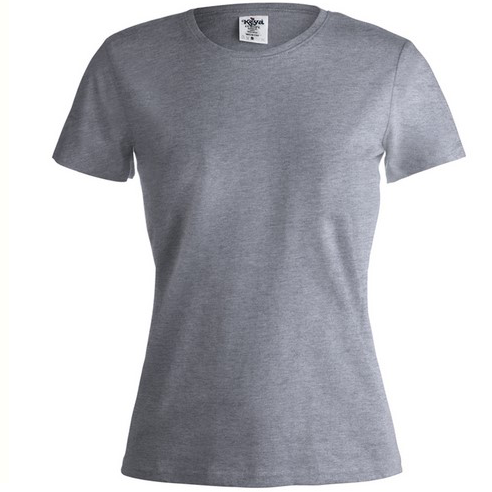 Camiseta mujer Keya. Grabación 2 colores en 1 posición.